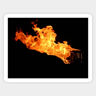 Flaming Roman Torch Sticker